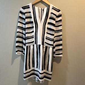 BCBG mixed media dress